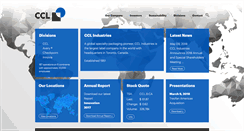 Desktop Screenshot of cclind.com